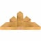Ekena Millwork Saratoga Rough Sawn Timber Gable Bracket, Western Red Cedar, 36"W x 21"H x 4"D x 6"F, 14/12 Pitch GBW036X21X0406SAR00RWR - alternate 5